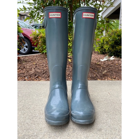 Women’s tall Hunter rain boots, Size 7 - Picture 1 of 1